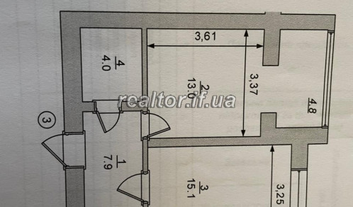 Продаж однокімнатної квартири в новому ЖК Парковий