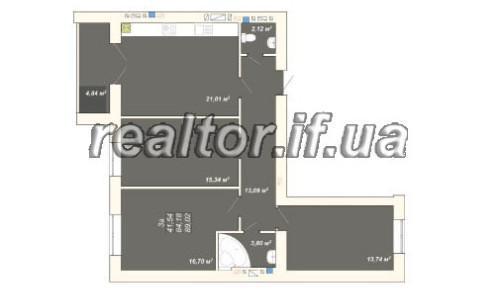 Терміновий продаж 3 кімнатної квартири поруч з міським озером